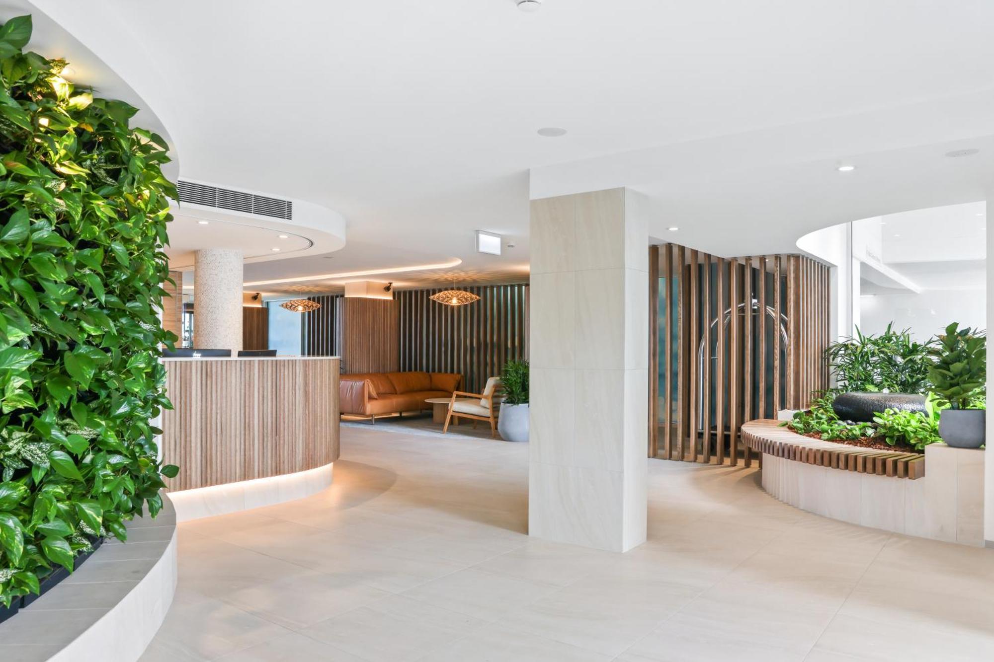 Rumba Beach Resort Caloundra Kültér fotó The lobby of the new building
